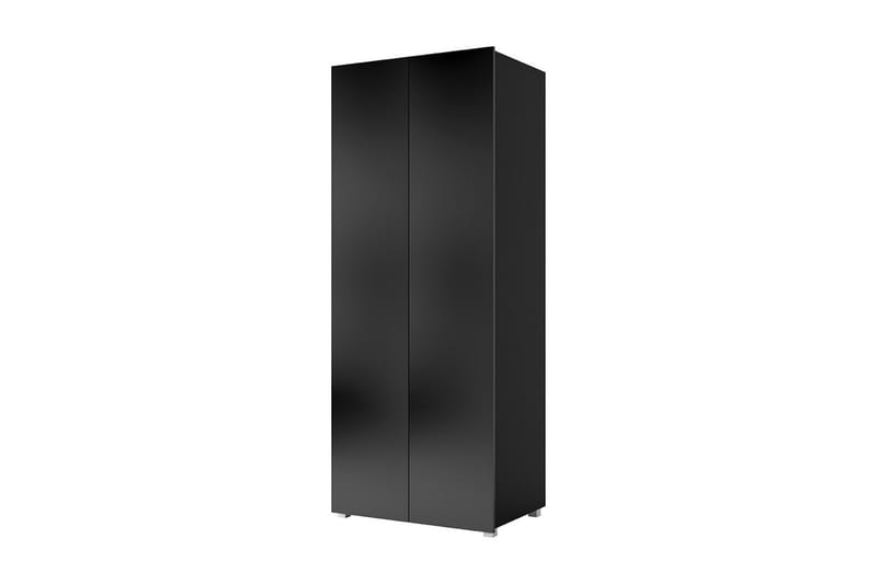 Tessan Garderobe 80 cm - Svart - Oppbevaring - Klesoppbevaring - Garderober & garderobesystem