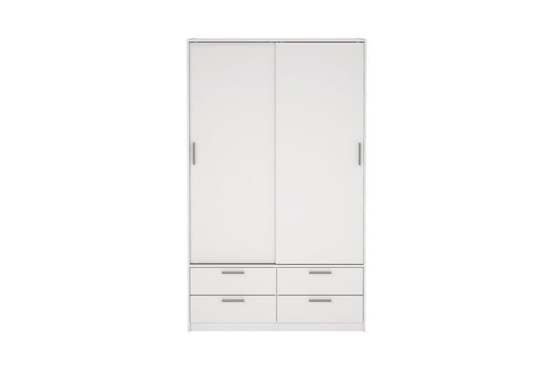 Tetsu Garderobe 121x200 cm - Hvit - Oppbevaring - Klesoppbevaring - Garderober & garderobesystem