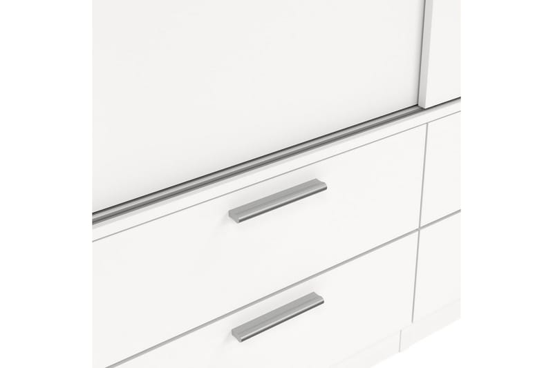 Tetsu Garderobe 121x200 cm - Hvit - Oppbevaring - Klesoppbevaring - Garderober & garderobesystem
