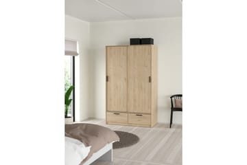 Tetsu Garderobe 121x200 cm - Natur - Oppbevaring - Klesoppbevaring - Garderober & garderobesystem