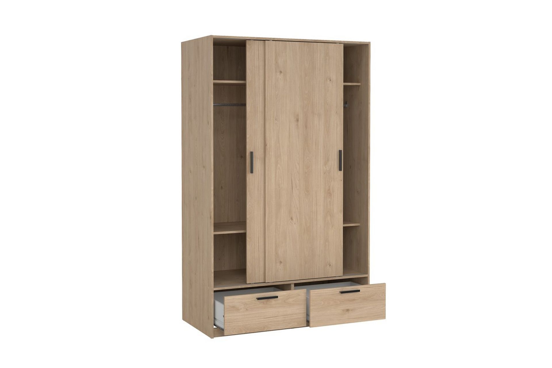 Tetsu Garderobe 121x200 cm - Natur - Oppbevaring - Klesoppbevaring - Garderober & garderobesystem