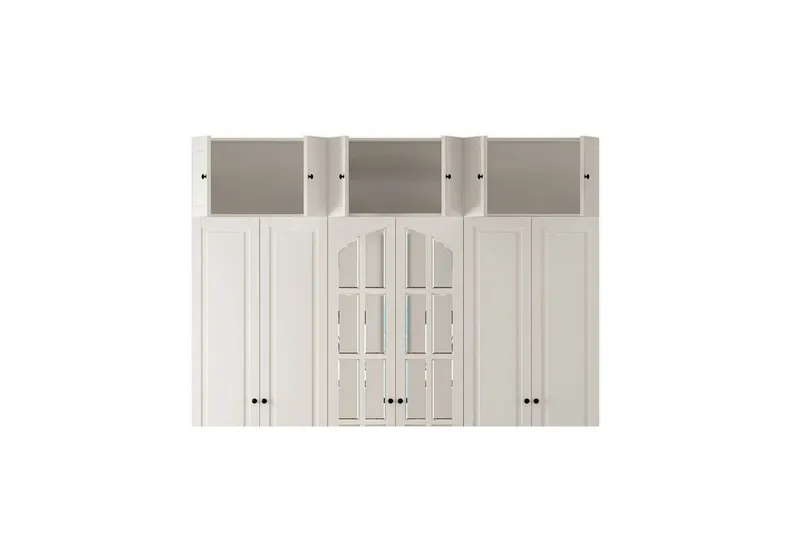 Teynor Garderobesskåp 210x210 cm - Matt Hvit - Oppbevaring - Klesoppbevaring - Garderober & garderobesystem - Garderobeskap & klesskap