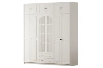 Teynor Garderobesskåp 210x210 cm - Matt Hvit - Oppbevaring - Klesoppbevaring - Garderober & garderobesystem - Garderobeskap & klesskap