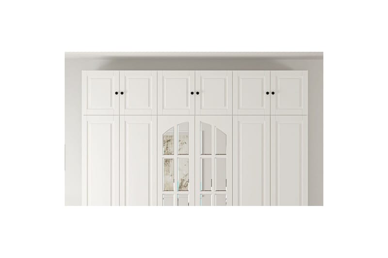 Teynor Garderobesskåp 210x210 cm - Matt Hvit - Oppbevaring - Klesoppbevaring - Garderober & garderobesystem - Garderobeskap & klesskap