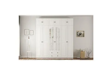 Teynor Garderobesskåp 210x210 cm - Matt Hvit - Oppbevaring - Klesoppbevaring - Garderober & garderobesystem - Garderobeskap & klesskap