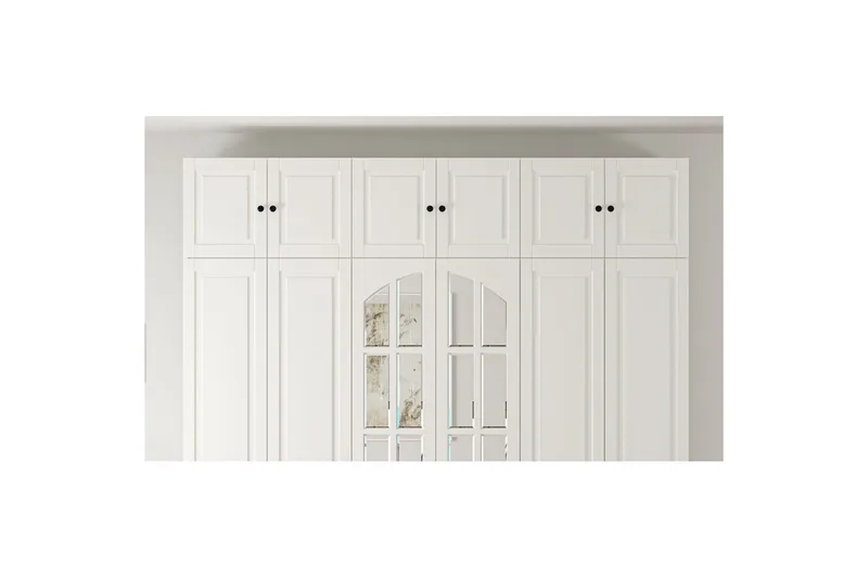 Teynor Garderobesskåp 210x240 cm - Matt Hvit - Oppbevaring - Klesoppbevaring - Garderober & garderobesystem - Garderobeskap & klesskap