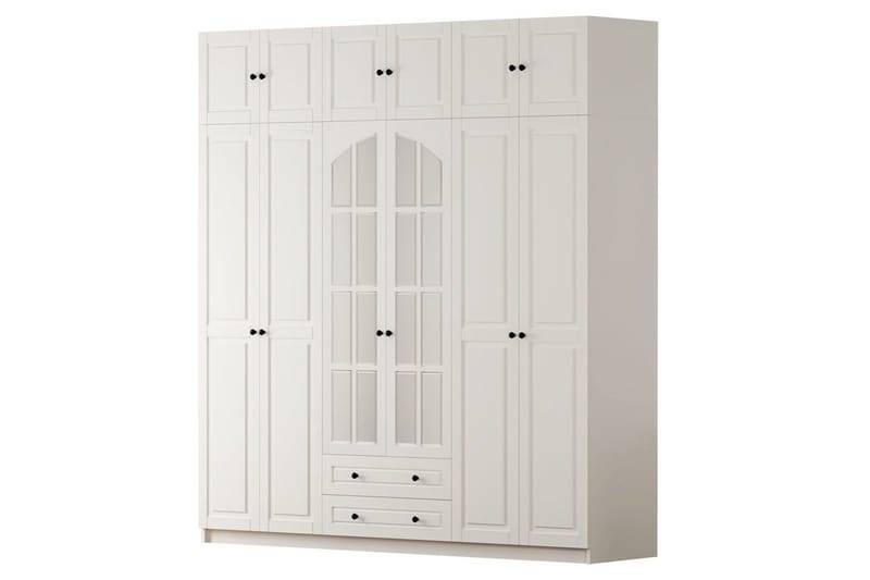 Teynor Garderobesskåp 210x240 cm, Matt Hvit