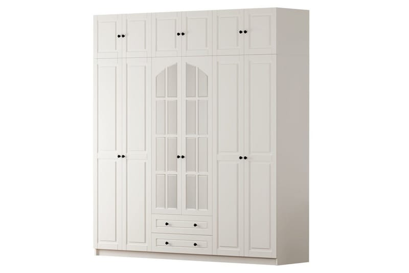 Teynor Garderobesskåp 210x240 cm, Matt Hvit