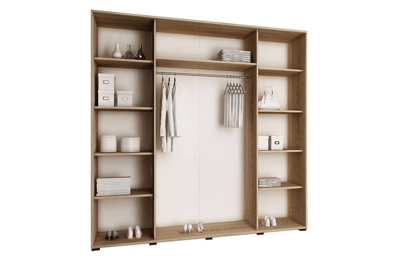 Top Garderobe 200x62x200 cm - Oppbevaring - Klesoppbevaring - Garderober & garderobesystem