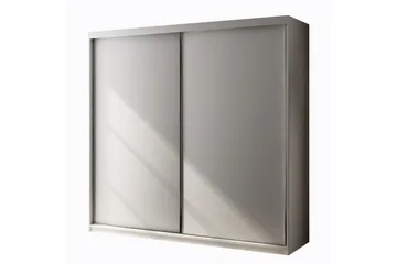 Top Garderobeskap 200 cm i Tre - Hvit - Oppbevaring - Klesoppbevaring - Garderober & garderobesystem