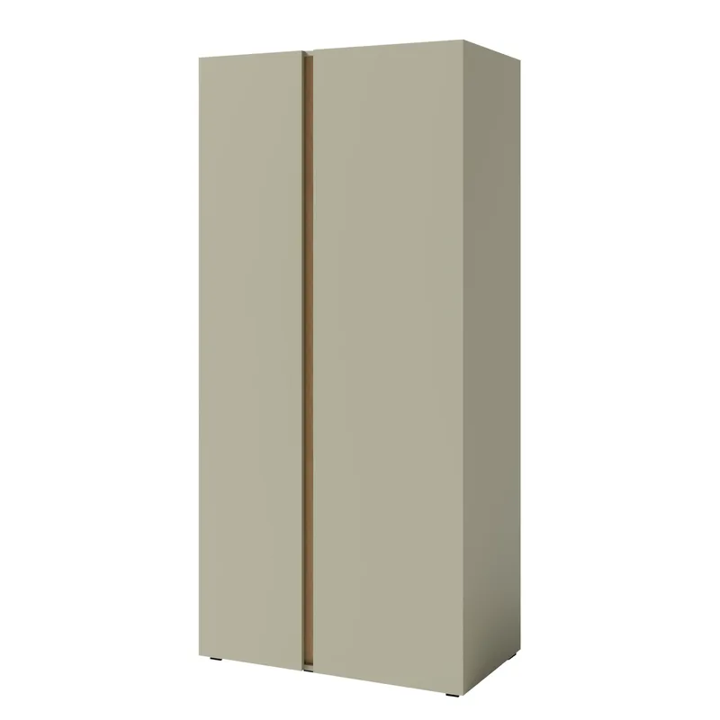 Travic Garderobeskap 90 cm i Tre, Greige
