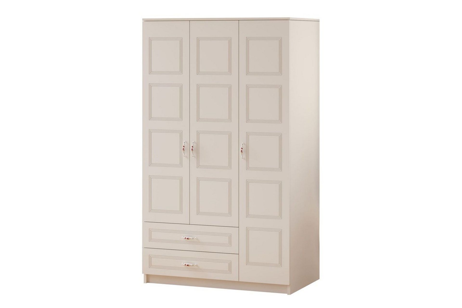 Travric Garderobe 105x180 cm - Matt Hvit