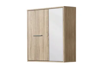 Turino Veggskap 60x67 cm - Hvit - Hus & oppussing - Kjøkken & bad - Baderom - Baderomsmøbler & baderomsinnredning - Speilskap