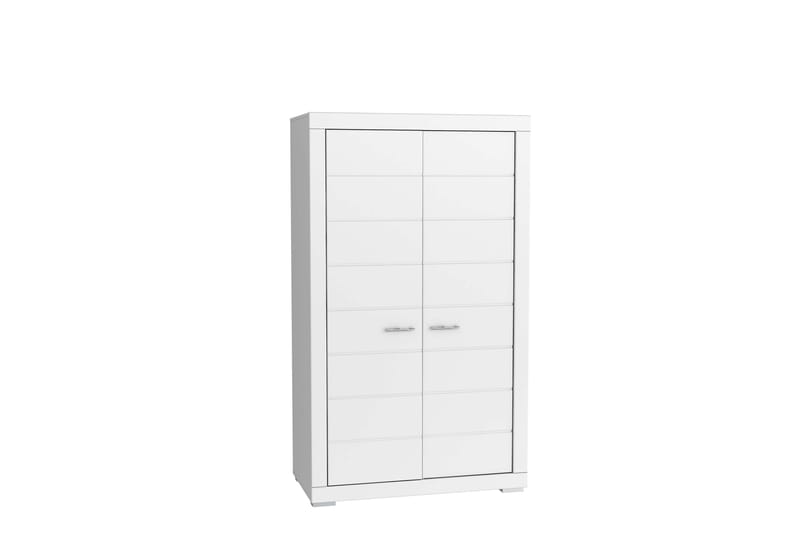 Uzayr Garderobe 116x198 cm - Hvit - Oppbevaring - Klesoppbevaring - Garderober & garderobesystem