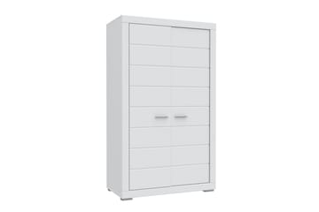 Uzayr Garderobe 116x198 cm - Hvit - Oppbevaring - Klesoppbevaring - Garderober & garderobesystem