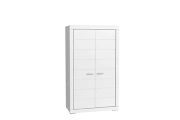 Uzayr Garderobe 116x198 cm i Tre - Hvit - Oppbevaring - Klesoppbevaring - Garderober & garderobesystem