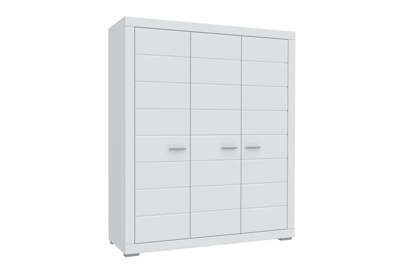 Uzayr Garderobe 166x198 cm - Hvit - Oppbevaring - Klesoppbevaring - Garderober & garderobesystem