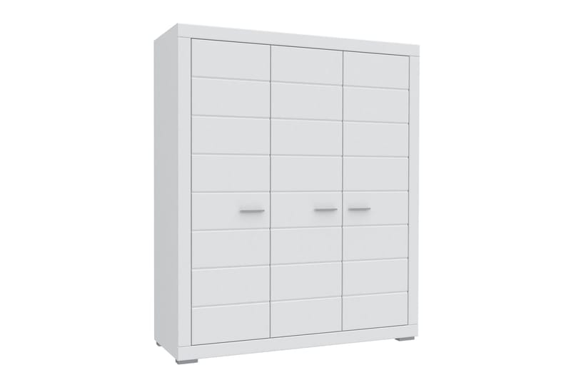 Uzayr Garderobe 166x198 cm, Hvit