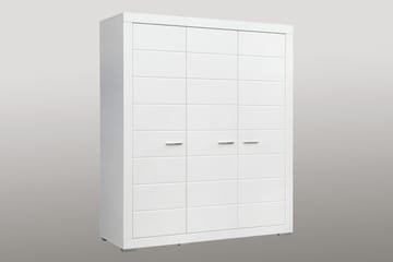 Uzayr Garderobeskap 166x198 cm i Tre - Hvit - Oppbevaring - Klesoppbevaring - Garderober & garderobesystem