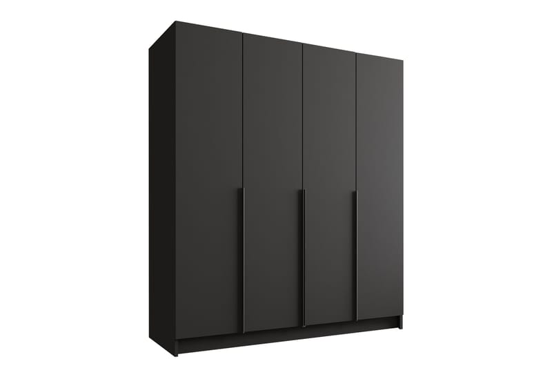 Vadstena Garderobe 200 cm, Svart