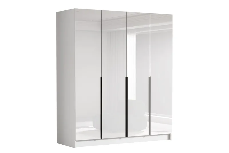 Vadstena Garderobeskap 200x215 cm - Hvit - Oppbevaring - Klesoppbevaring - Garderober & garderobesystem