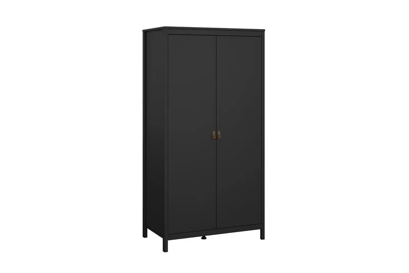 Vallvidera Garderobe 102,3x199 cm - Svart - Oppbevaring - Klesoppbevaring - Garderober & garderobesystem