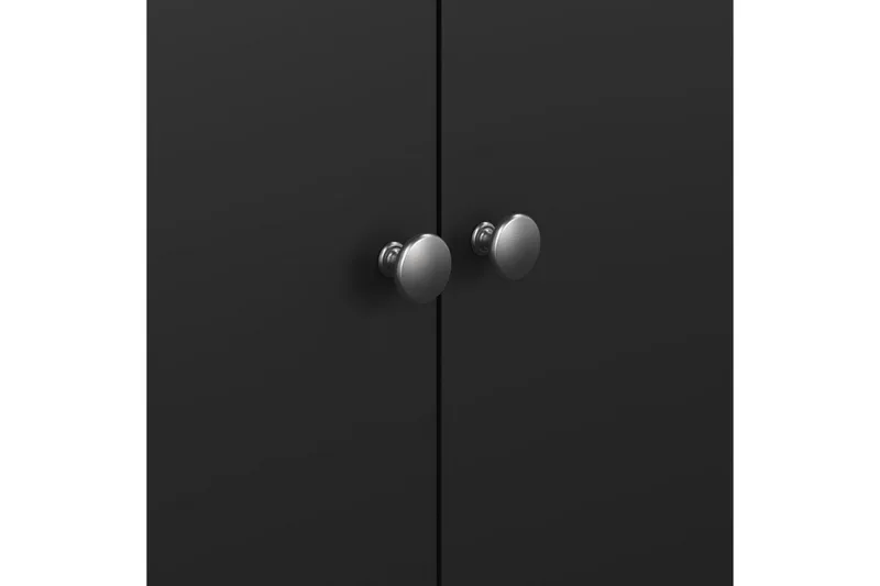 Vallvidera Garderobe 102,3x199 cm - Svart - Oppbevaring - Klesoppbevaring - Garderober & garderobesystem