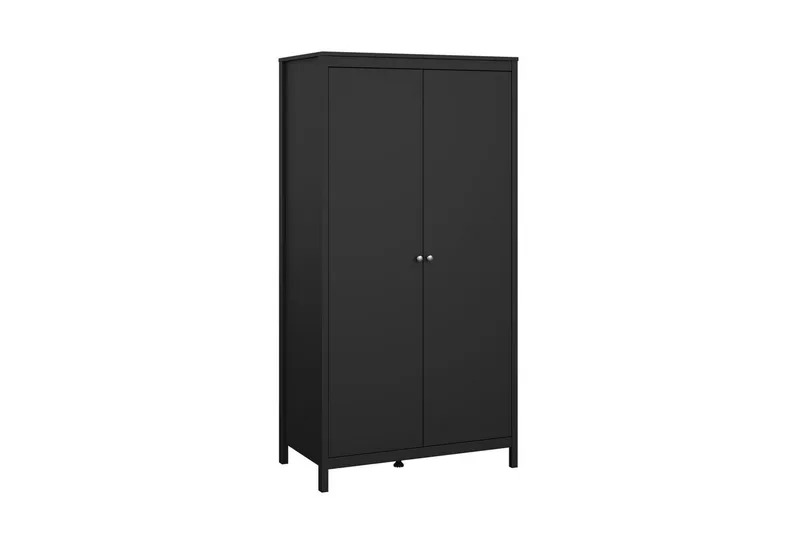 Vallvidera Garderobe 102,3x199 cm - Svart - Oppbevaring - Klesoppbevaring - Garderober & garderobesystem