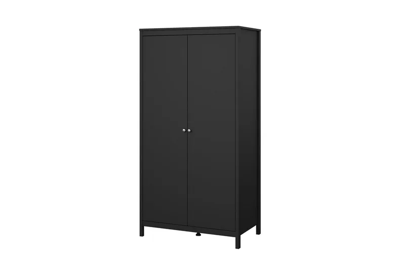 Vallvidera Garderobe 102,3x199 cm - Svart - Oppbevaring - Klesoppbevaring - Garderober & garderobesystem
