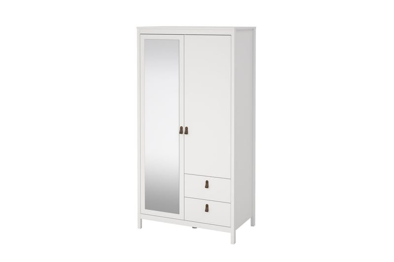 Vallvidera Garderobe 102x199 cm - Hvit - Oppbevaring - Klesoppbevaring - Garderober & garderobesystem