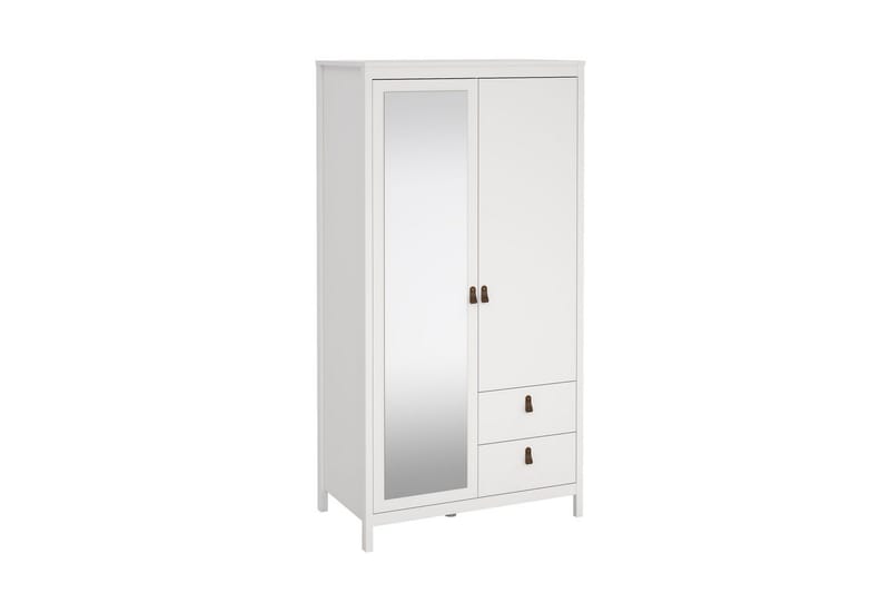 Vallvidera Garderobe 102x199 cm - Hvit - Oppbevaring - Klesoppbevaring - Garderober & garderobesystem