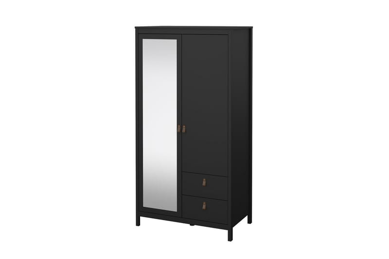 Vallvidera Garderobe 102x199 cm - Svart - Oppbevaring - Klesoppbevaring - Garderober & garderobesystem