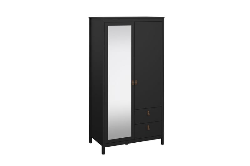 Vallvidera Garderobe 102x199 cm - Svart - Oppbevaring - Klesoppbevaring - Garderober & garderobesystem