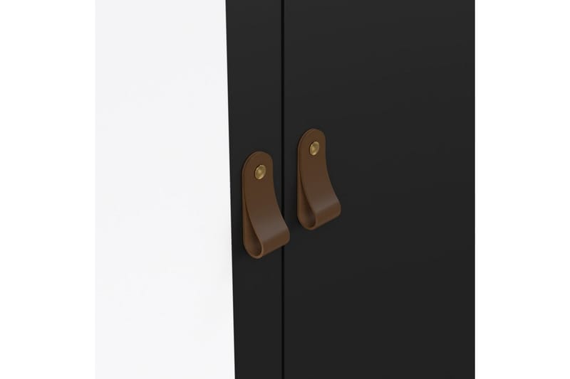 Vallvidera Garderobe 102x199 cm - Svart - Oppbevaring - Klesoppbevaring - Garderober & garderobesystem