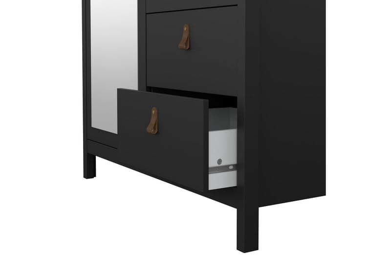 Vallvidera Garderobe 102x199 cm - Svart - Oppbevaring - Klesoppbevaring - Garderober & garderobesystem