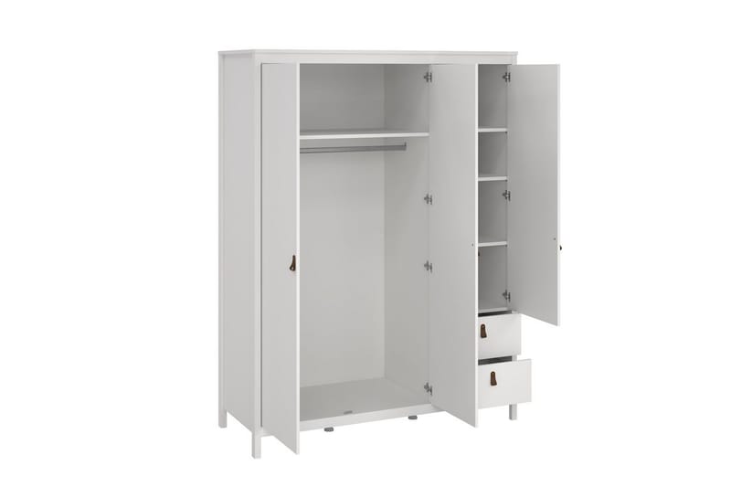 Vallvidera Garderobe 150x199 cm - Hvit - Oppbevaring - Klesoppbevaring - Garderober & garderobesystem