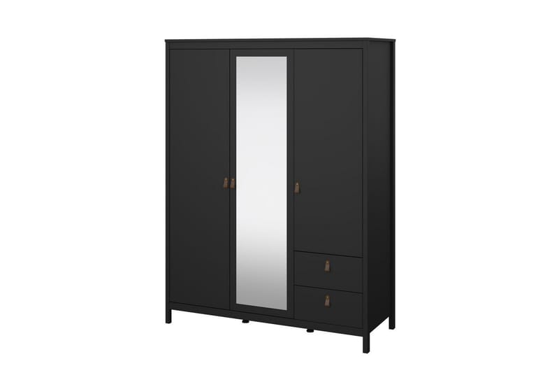 Vallvidera Garderobe 150x199 cm - Svart - Oppbevaring - Klesoppbevaring - Garderober & garderobesystem