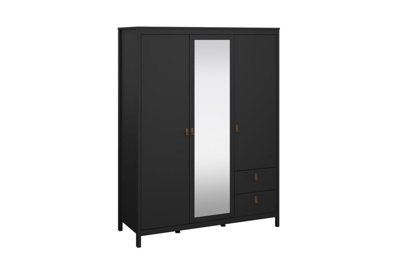 Vallvidera Garderobe 150x199 cm - Svart - Oppbevaring - Klesoppbevaring - Garderober & garderobesystem
