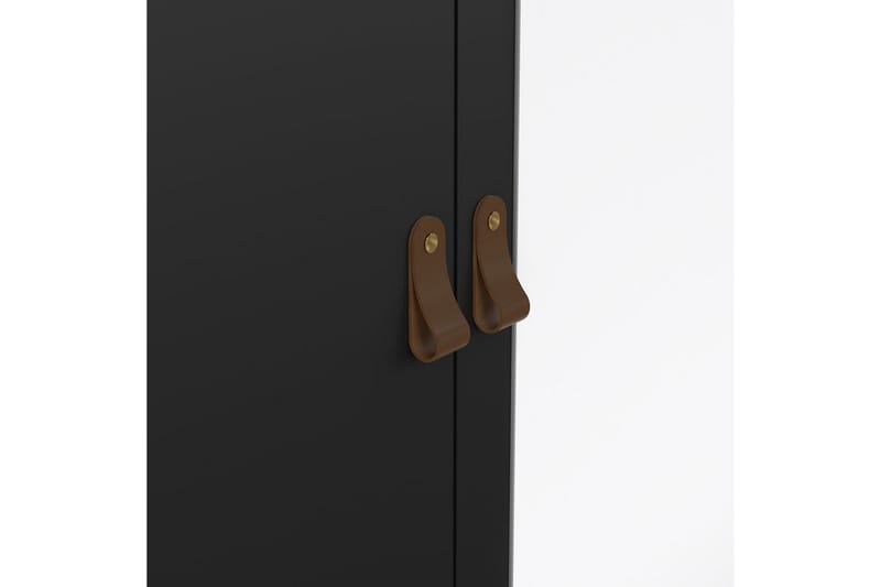 Vallvidera Garderobe 150x199 cm - Svart - Oppbevaring - Klesoppbevaring - Garderober & garderobesystem