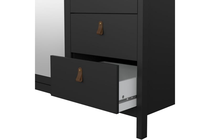 Vallvidera Garderobe 150x199 cm - Svart - Oppbevaring - Klesoppbevaring - Garderober & garderobesystem