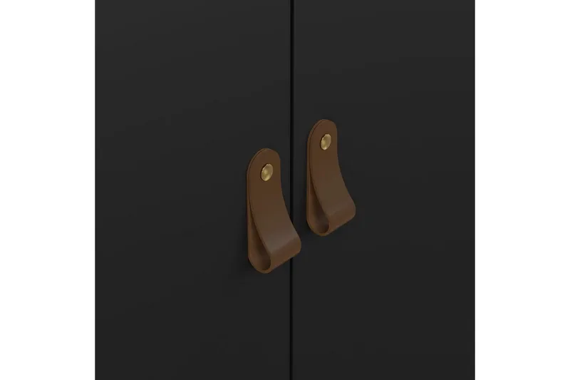 Vallvidera Garderobe 150x199 cm - Svart - Oppbevaring - Klesoppbevaring - Garderober & garderobesystem