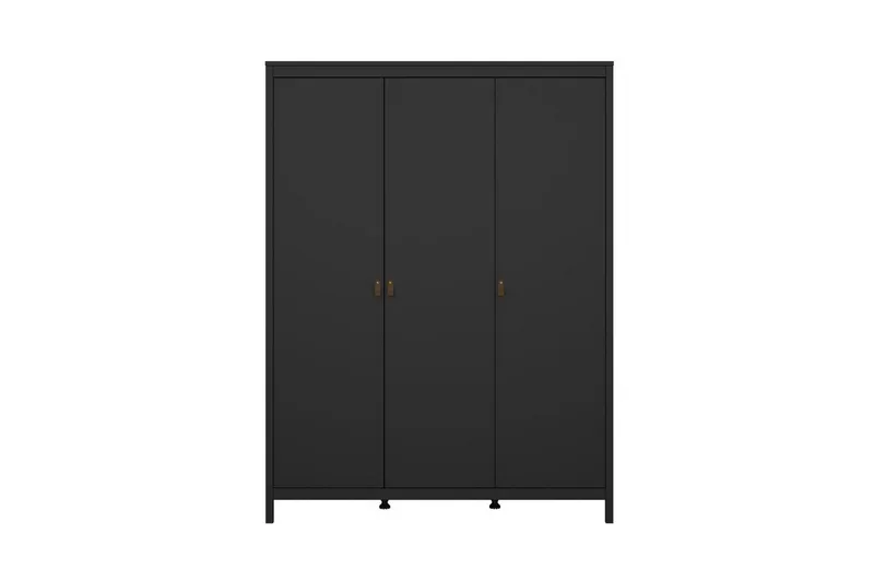 Vallvidera Garderobe 150x199 cm - Svart - Oppbevaring - Klesoppbevaring - Garderober & garderobesystem