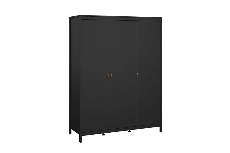Vallvidera Garderobe 150x199 cm - Svart - Oppbevaring - Klesoppbevaring - Garderober & garderobesystem