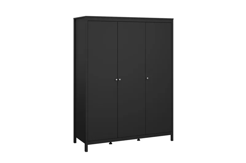 Vallvidera Garderobe 150x199 cm - Svart - Oppbevaring - Klesoppbevaring - Garderober & garderobesystem
