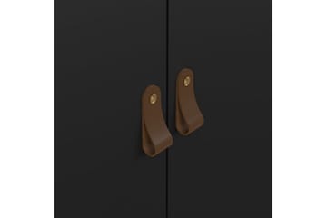 Vallvidera Garderobe 150x199 cm - Svart - Oppbevaring - Klesoppbevaring - Garderober & garderobesystem