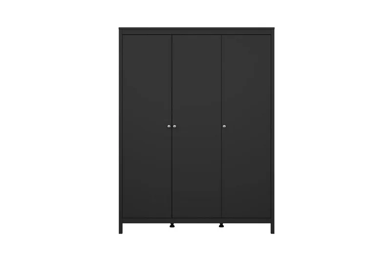 Vallvidera Garderobe 150x199 cm - Svart - Oppbevaring - Klesoppbevaring - Garderober & garderobesystem