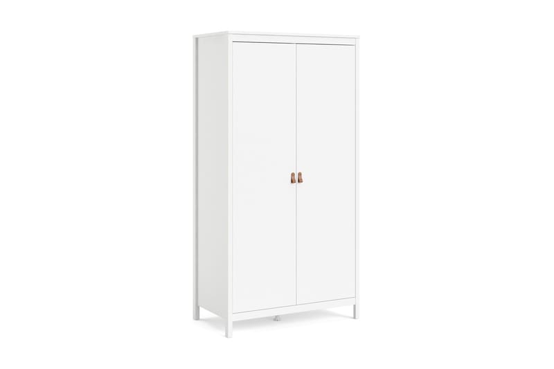 Vallvidera Garderobe 58x102 cm, Hvit/Natur