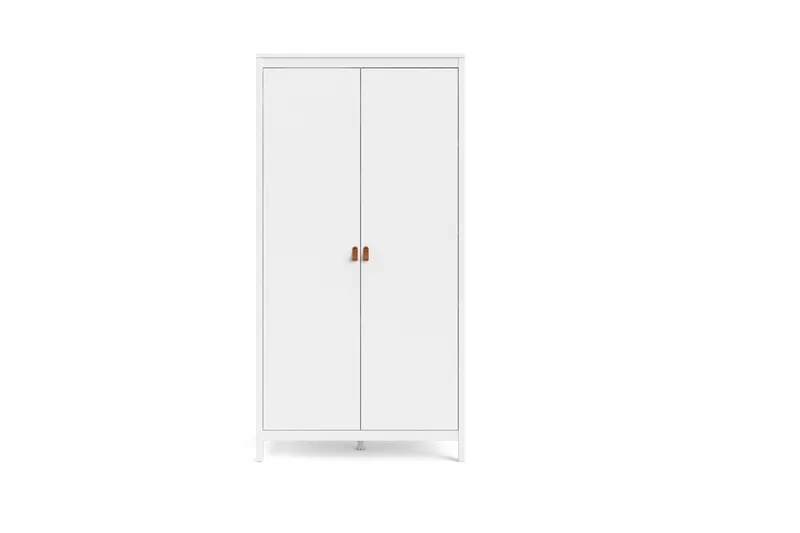 Vallvidera Garderobe 58x102 cm - Hvit/Natur - Oppbevaring - Klesoppbevaring - Garderober & garderobesystem