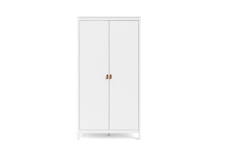 Vallvidera Garderobe 58x102 cm - Hvit/Natur - Oppbevaring - Klesoppbevaring - Garderober & garderobesystem