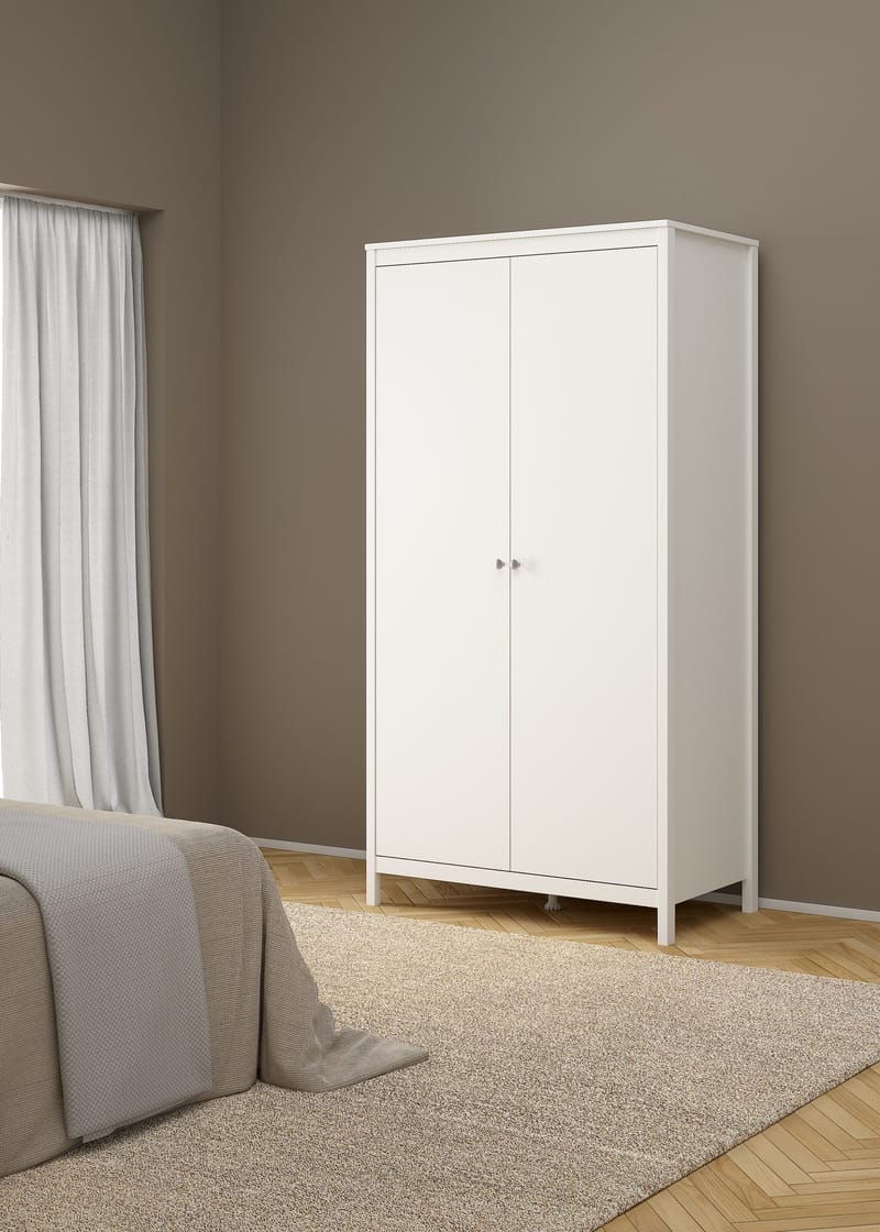 Vallvidera Garderobe med 2 dører 102x199 cm - Oppbevaring - Klesoppbevaring - Garderober & garderobesystem - Garderobeskap & klesskap